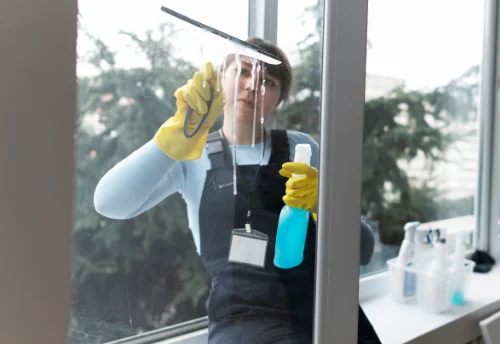 Nettoyage de vitres intérieures et extérieures à la Voivre